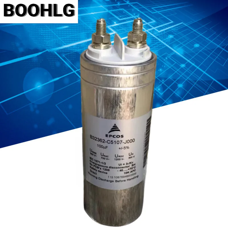 1PCS EPCOS B32362-C5107-J000 100UF 500VAC 1200V oil-immersed capacitor