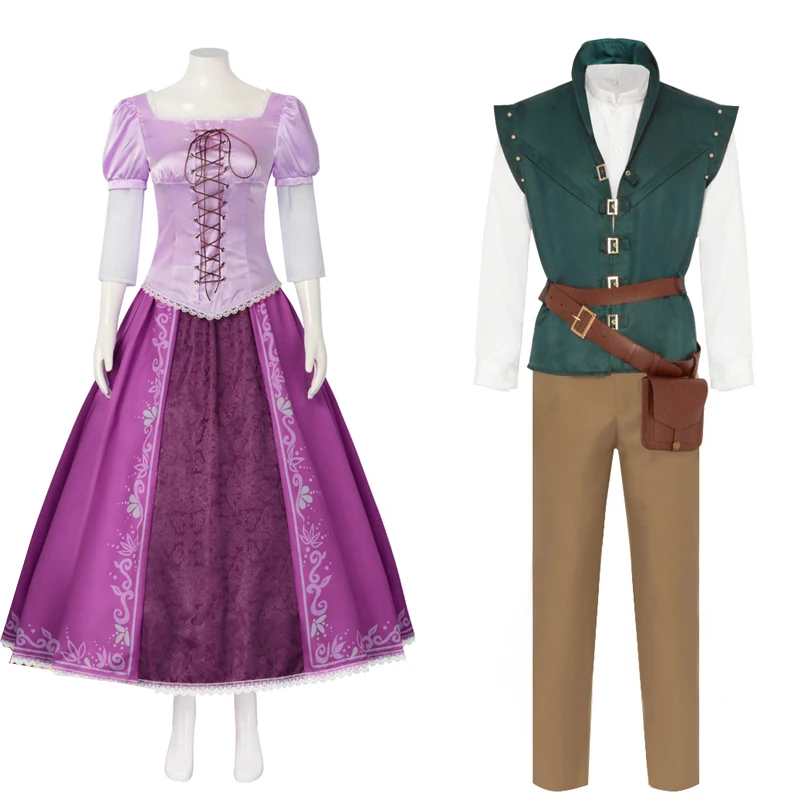 

Флинн Райдер Запутанная Рапунцель Косплей Костюм Карнавальная Униформа Хэллоуин Аниме Костюмы Хэллоуина