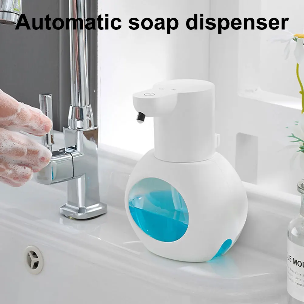 420ml Touchless Automatic Soap Dispenser with 4 Levels Adjustable Rechargeable for Bathroom Kitchen Hotel Restaurant