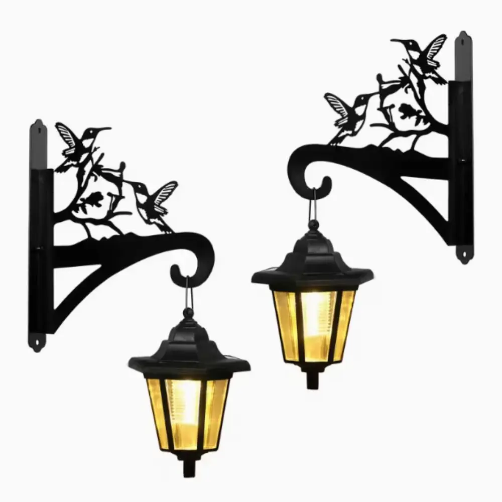 Metal Animal Decor Wall Hooks Wrought Iron Animal Shape Multifunctional Wall Mount Hanging Holder Waterproof Solar Plastic