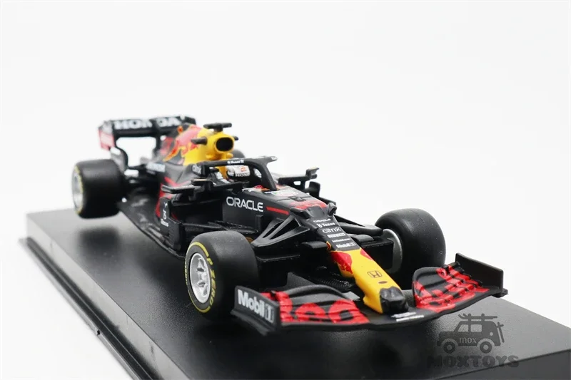 Bburago 1:43 2021 F1 Racing RB16B # 11/33 إصدار صندوق أكريليك سيارة دييكاست