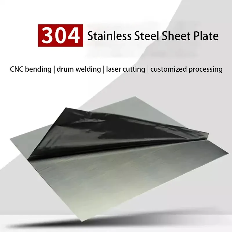 

Precision 304 Stainless Steel Sheet One Side Brushed Metal for Decoration & Fabrication 0.5-3mm