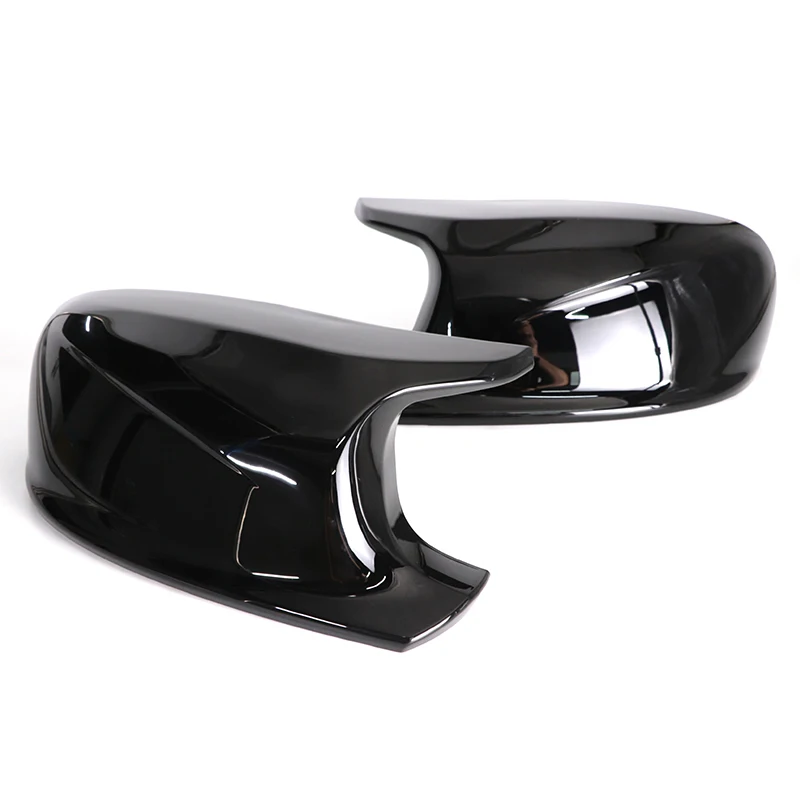 High Quality 2pcs M Style Black Side Mirror Covers Replacement For BMW  X3 F25 X1 E84 Pre-LCI 2010 2011 2012 2013