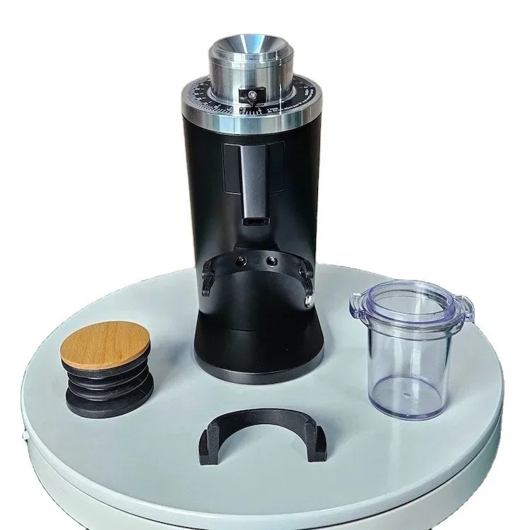 DF54 Automatic Electric Espresso Grinder Flat Burr Stainless Steel Coffee Grinder for Home And Hotel Use 110V/220V