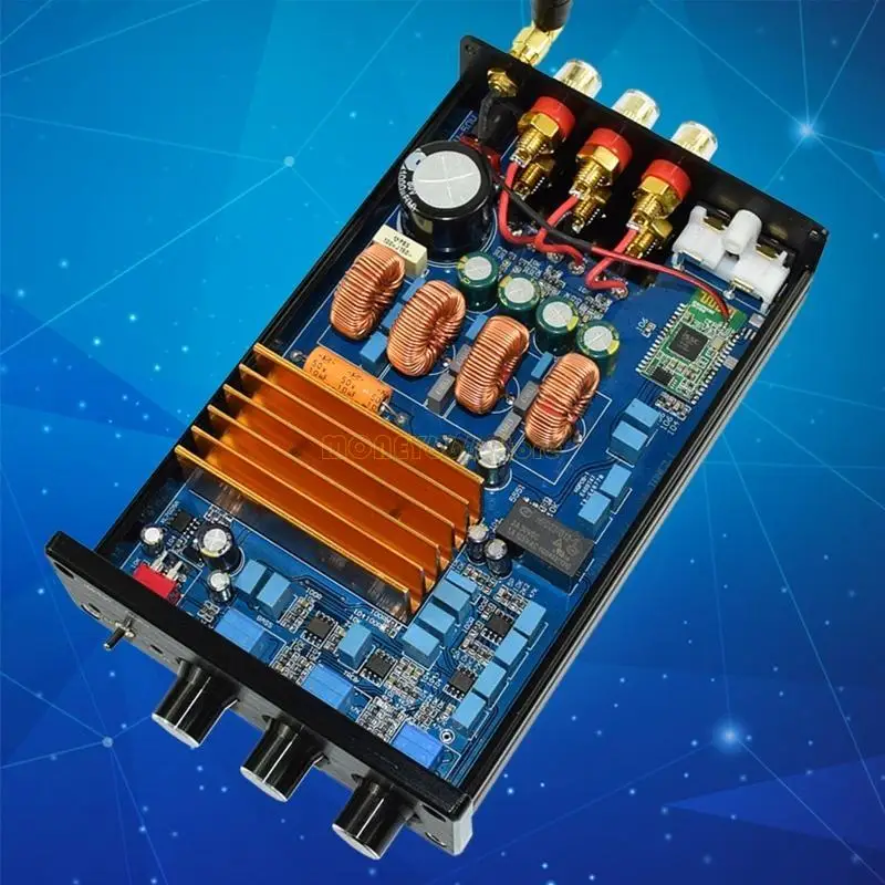 F62C TPA3255 Bluetooth-совместимый 5,0 Усилитель мощности 325W Мини-ампер-театр DIY DIY