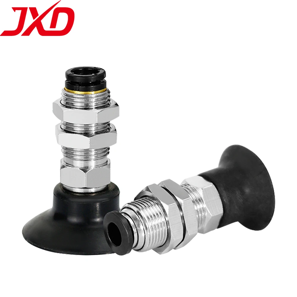 JXD Pneumatic Vacuum Suction Cup PAK 05-50mm M12/M14 Suction Nozzle Mounting Hardware for Robotic EOAT Pneumatic