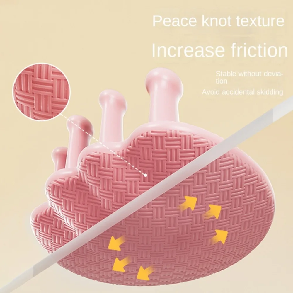 1 Pair Foot Care Anti Drop Foot Arch Trainer Soft Non Slip Toes Separators Lightweight Portable Overlapping Toes Corrector Home