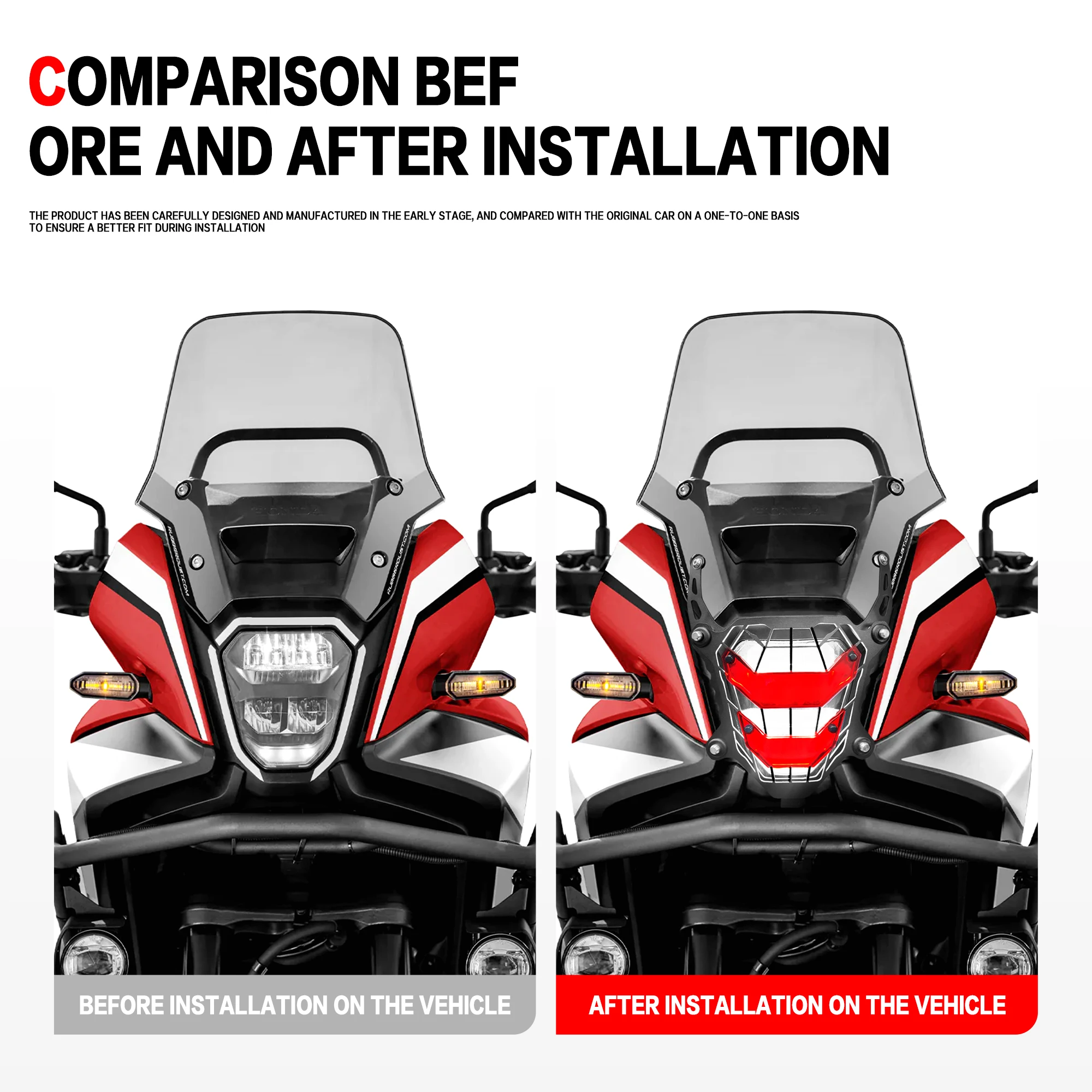 Motorcycle NX 500 Light Cover Protector Headlight Protector Headlight Guard Protection Cover For HONDA NX400 NX500 NX 400 2024