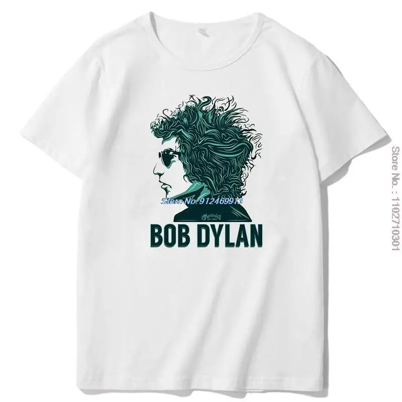 Bob Dylan Graphic T Shirts O-Neck Cotton Short Sleeve T-Shirts Summer New Shirts And T-Shirts Streetwear Mens Print T Shirt