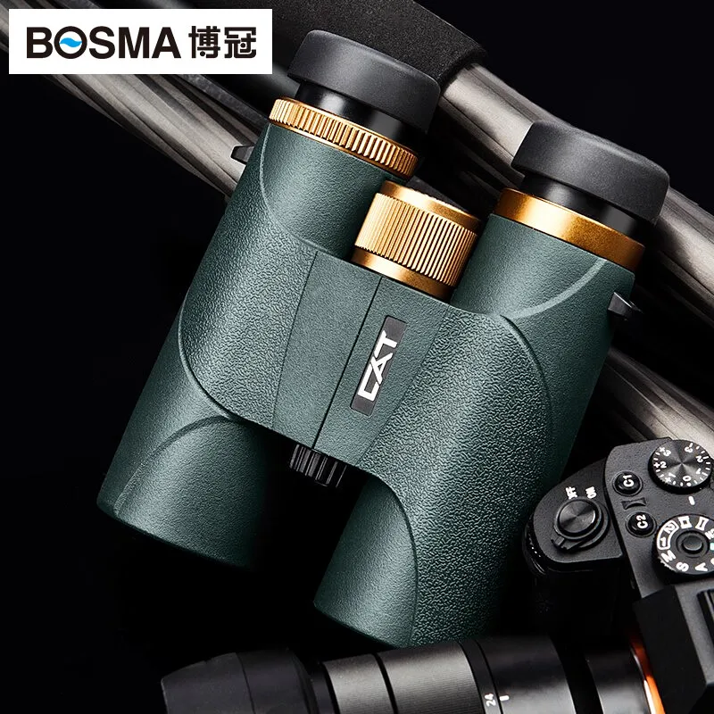 

Бинокль BOSMA Golden Tiger высокого разрешения, водонепроницаемый и противотуманный, 10x42, профессиональный бинокль для путешествий