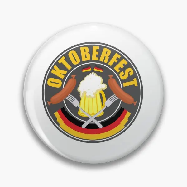 Oktoberfest German Beer Festival  Soft Button Pin Jewelry Creative Hat Lapel Pin Funny Badge Cartoon Clothes Collar Brooch Lover