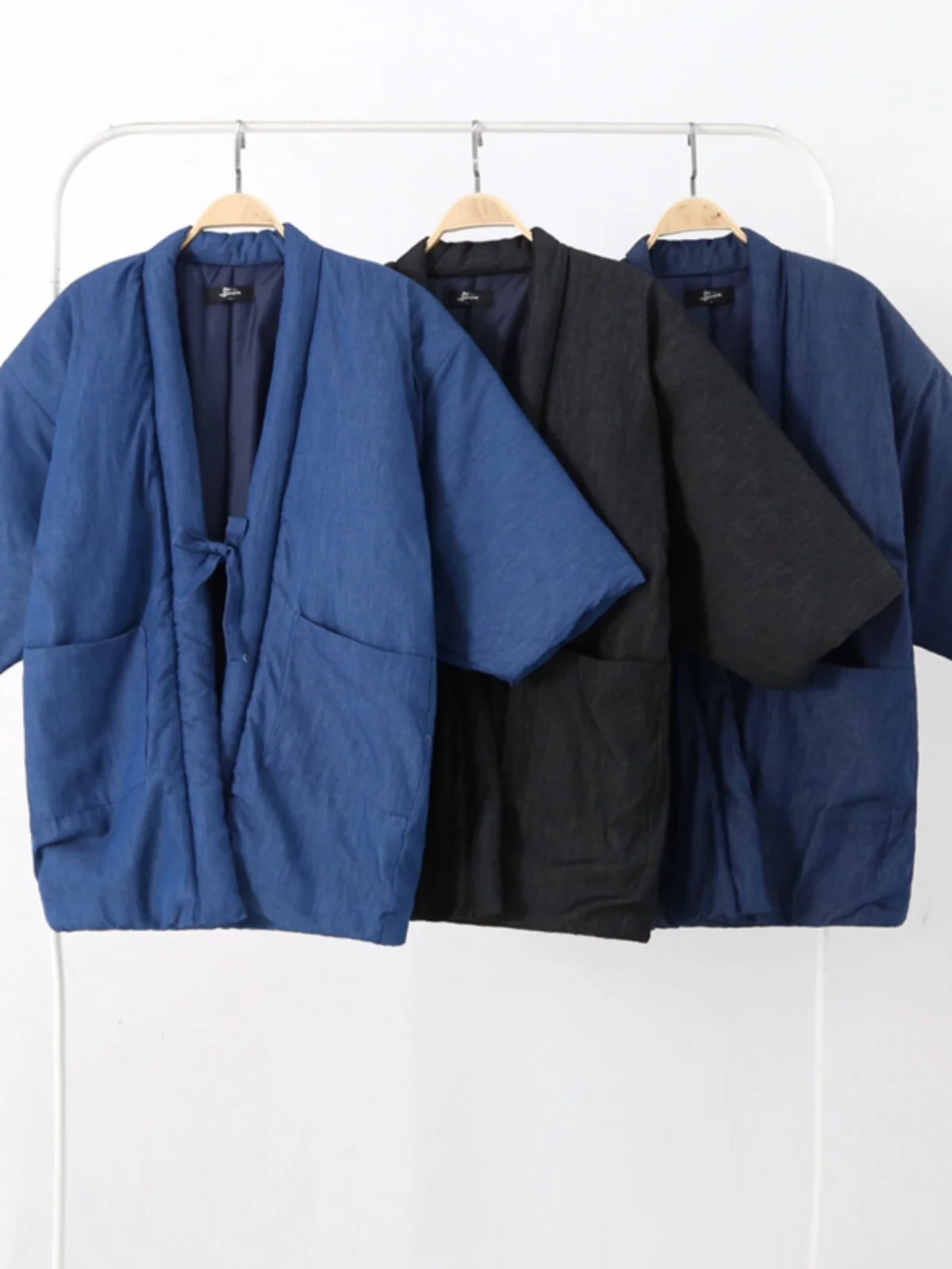 

Hanten Jacket Winter Women Japanese Kimono Homewear Pajamas Quilted Haori Cotton Padded Coat Cardigan Yukata Japan Asian Clothes