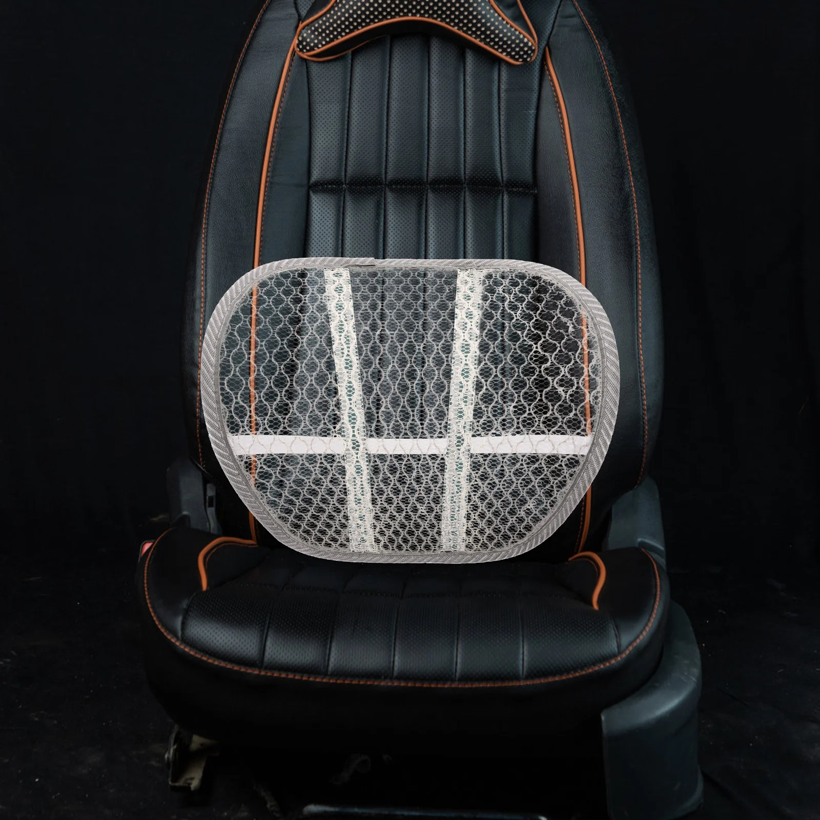 

Waist Massage Pad Car Seat Back Pillow for Chair Lumbar Support Desk Pillows Office Mesh Cushion Elderly Vehicle