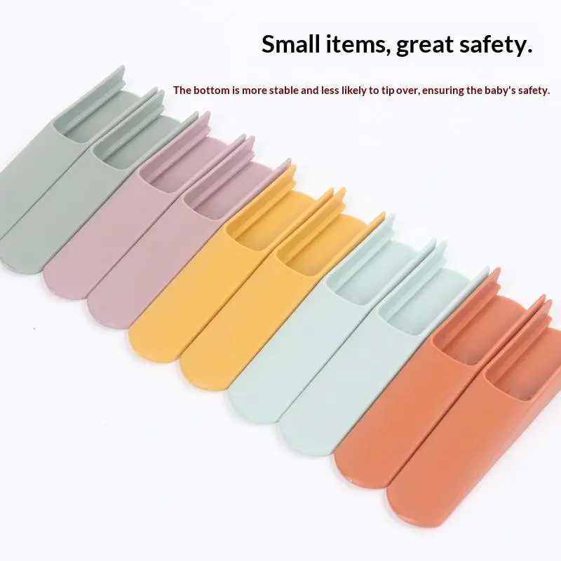 2PCS Insert Dining Chair Accessories Safety Extension Piece Anti Tipping Strip Baby Chair Anti-Skid Leg Pad Feet