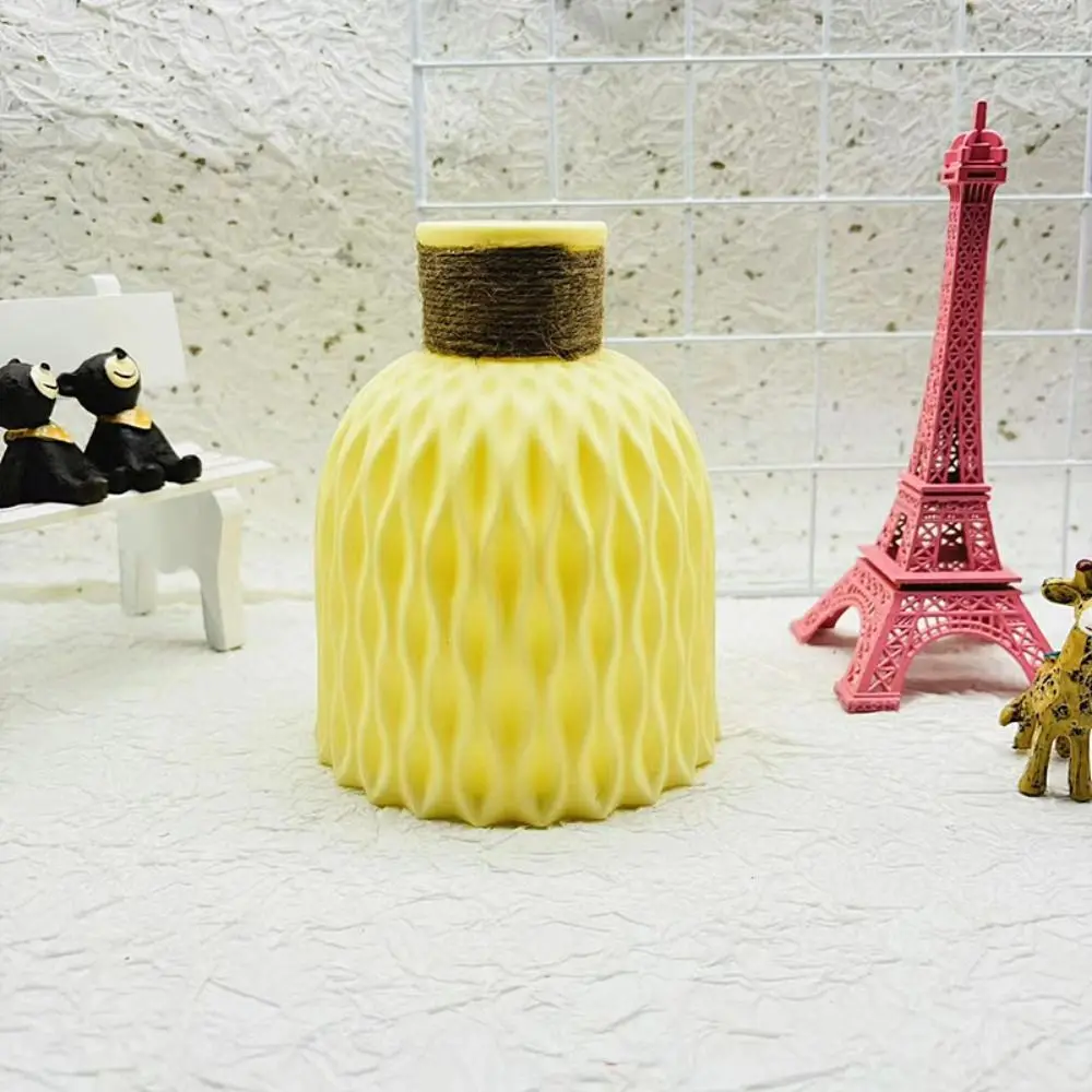 

Pineapple Pattern Pineapple Pattern Vase Anti-fall Plastic Plastic Flower Vase Modern Desktop Vase Ornaments Living Room