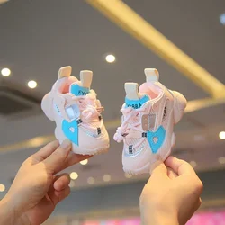 Kids Mesh Breathable Sports Shoe Lightweight Versatile Infant Boys Girls Baby Casual Shoes Spring Autumn Children Running Shoes