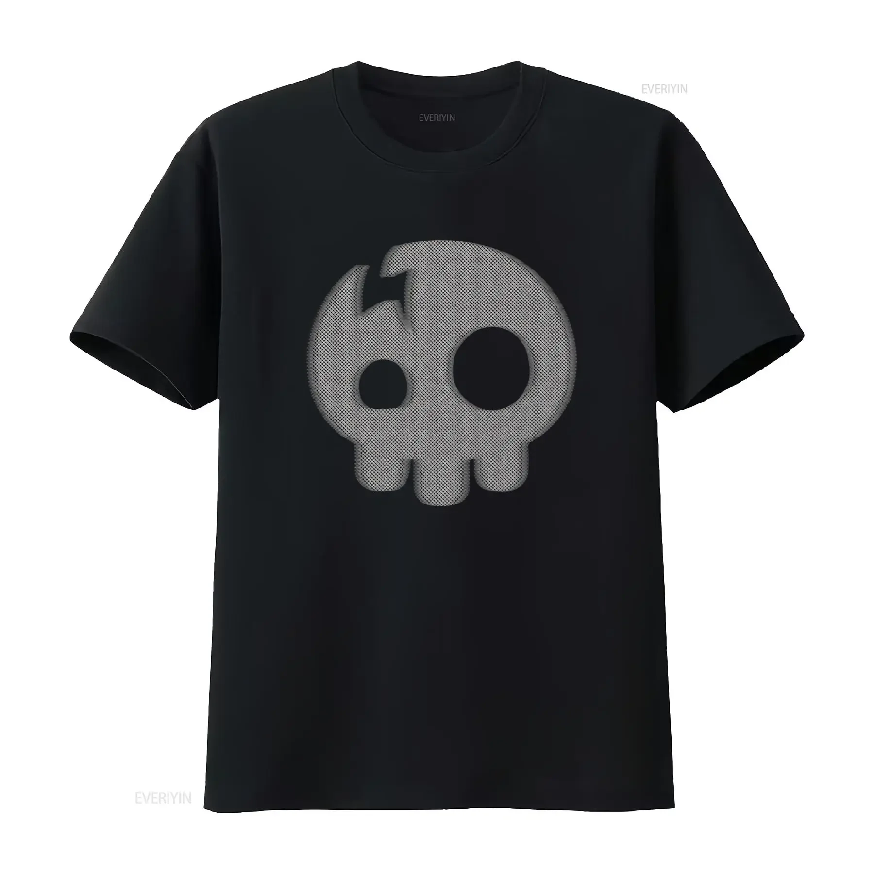Men's The Living Tombstone Motion Skull T Shirt Gothic Horror Movie Inspired Casual with Iconic Grave Design Soft Breathable