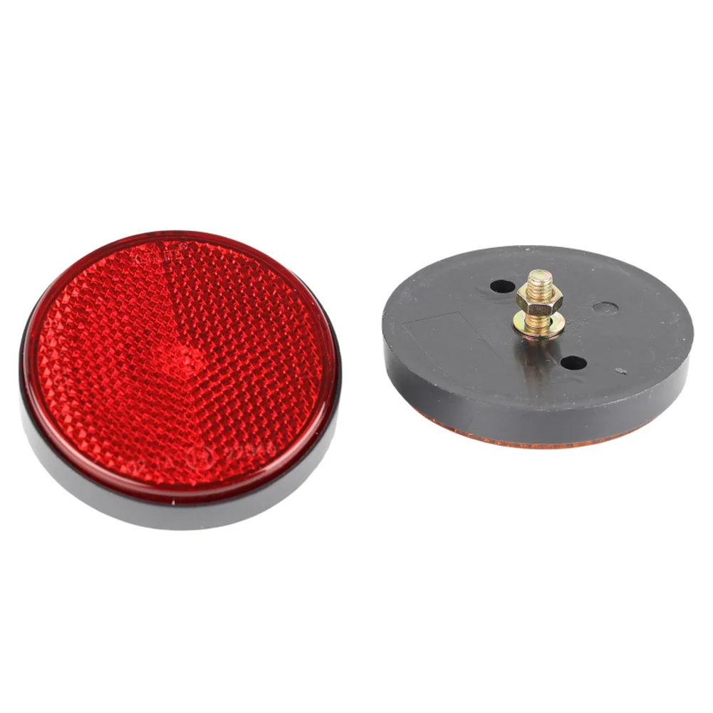 عاكس سيارة عاكس عاكس عاكس برغي مستدير أو مقطورة لاصقة ملحقات تعديل RV شهادة E9 5.9*5.9*1 #6