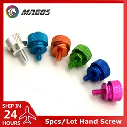 5pcs/Lot Hand Screw For GPU Holder PSU Computer Case Side Panel 12 Colors Fold Mod Screws PC Assemble WaterCooling
