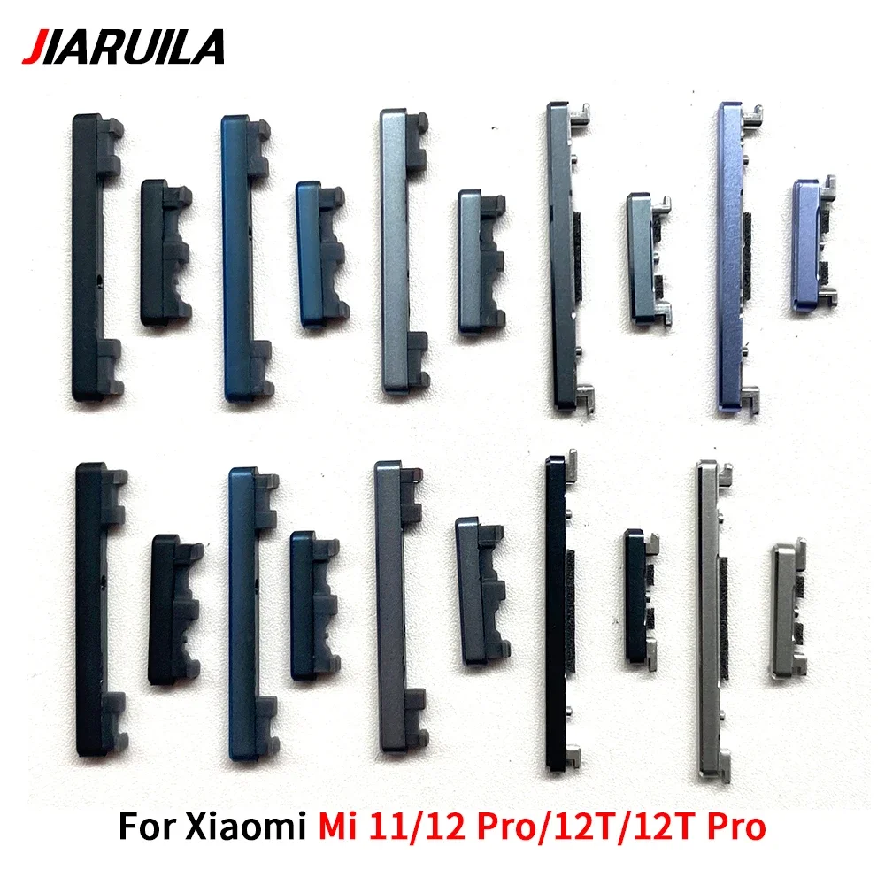 NEW Phone Power Volume Side Button Key For Xiaomi Mi 11 12 12T Pro Mi11 Mi12 Mi12T External Volume Button + Power ON OFF