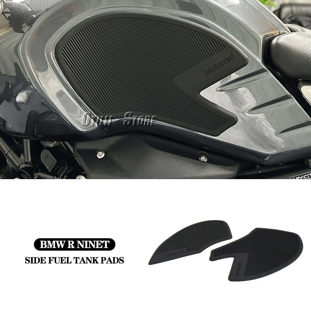 Motorcycle Side Fuel Tank Pads Protector Stickers Decal Gas Knee Grip Traction For BMW R9T r9t RNINET R NINET R NINE T RnineT