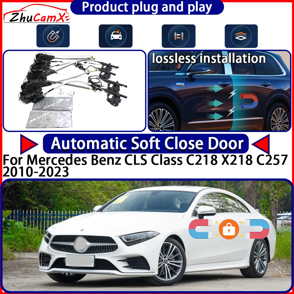 

Door Lock Actuator for Mercedes Benz CLS Class C218 X218 C257 2010-2023 Soft Close Door Kit Power Latch System Auto Door Easy