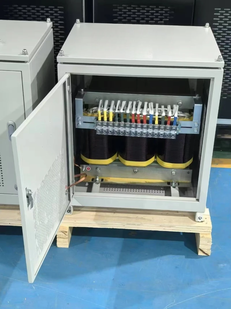 25kva 220V to 380V Three Phase Isolation Step up Transformer ISO CE Certified IEC60076 Standard 50/60Hz ONAN Cooling