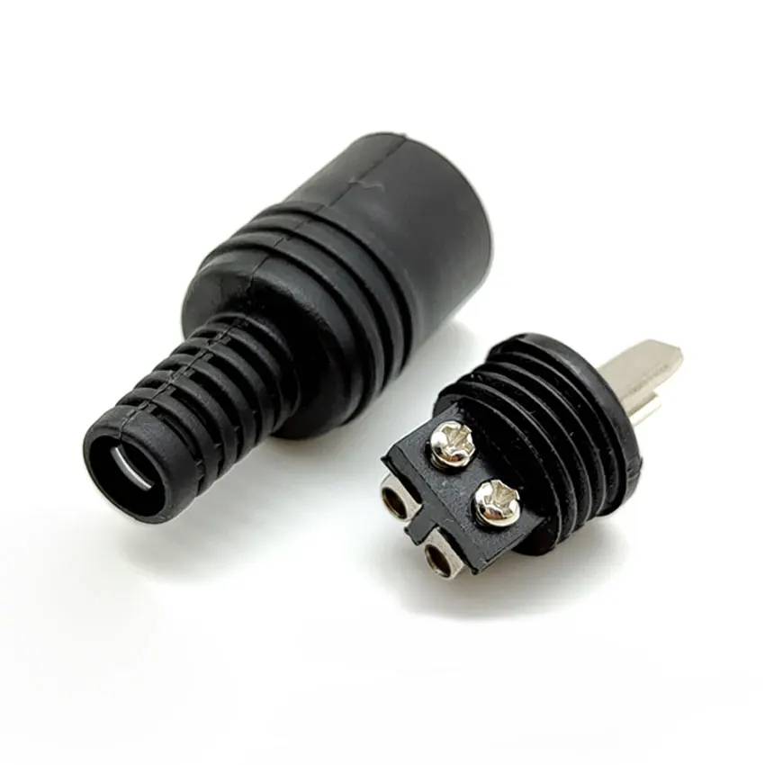 1set 2Pin DIN Speaker Wire Plug 2P Hifi Loudspeaker Cable Solder Connector Male Female Socket