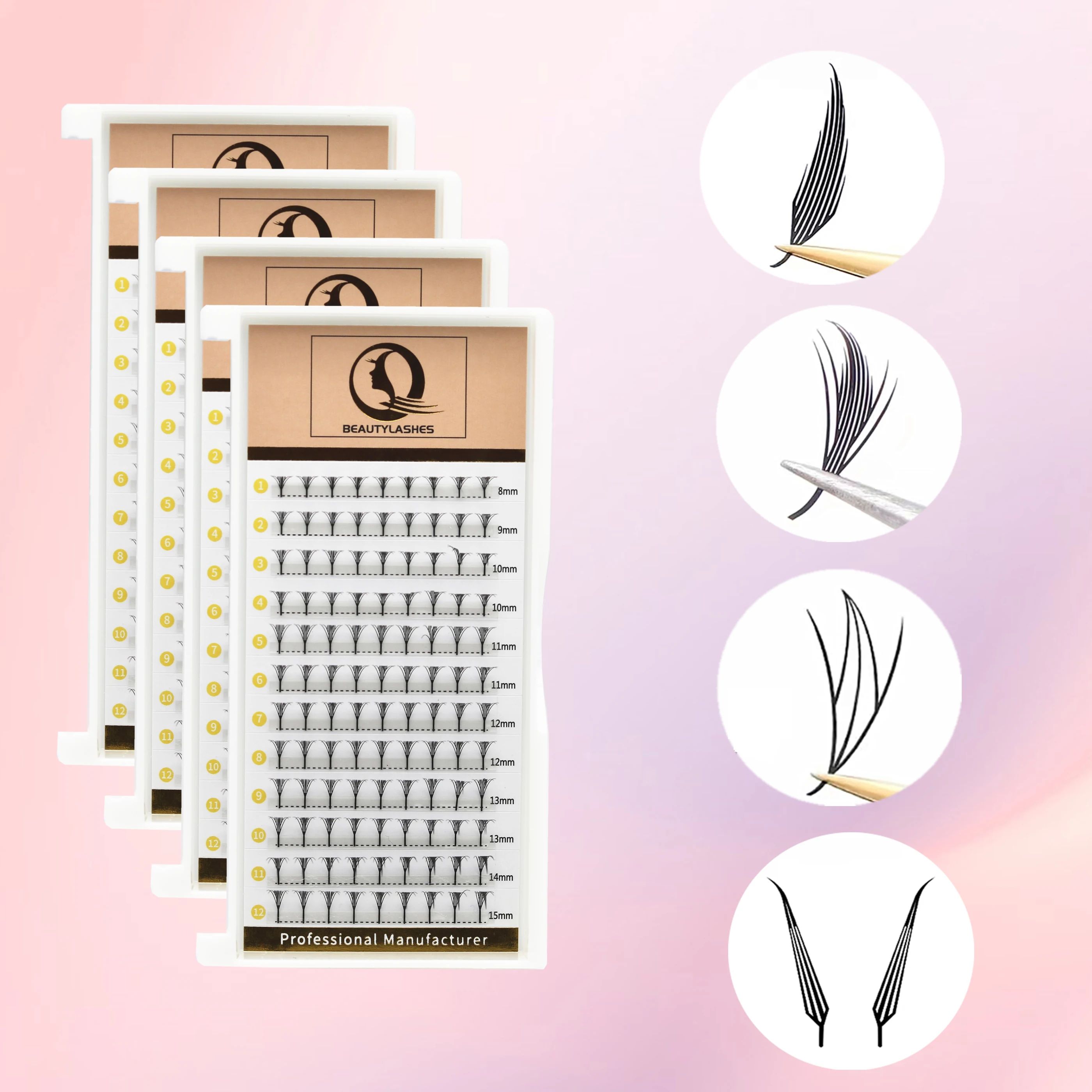 

qbeautylashes eyelash extension manga DIY at home makeup tools tower lash wholesale beauty