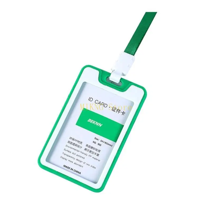 방수 카드 커버 사무실 근로자 슈퍼마켓 직원 최고의 판매를위한 끈이있는 키트