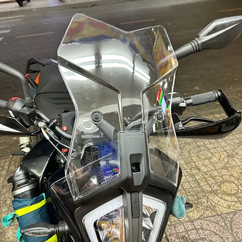 Imagen 1 del producto Deflector de viento para parabrisas, visera de pantalla para KT-M 390 ADV Adventure 2020 2021 2022 2023, deflectores de flujo de aire