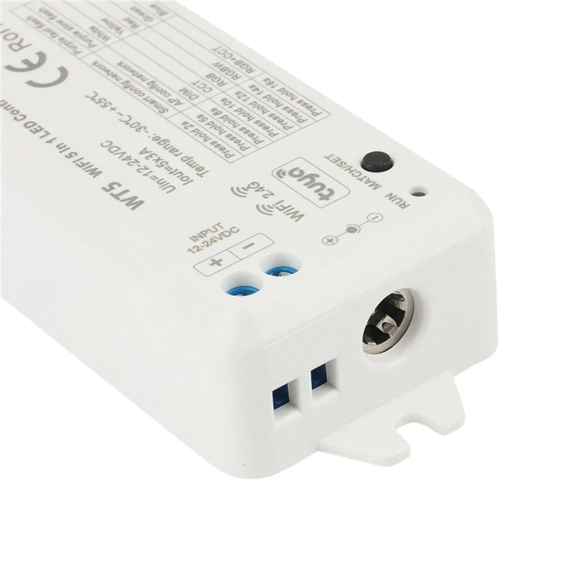 5X Tuya LED Controller 5 In 1 Dimmer CCT RGB RGBW RGBCCT Strip Smart Life Wifi 2.4G RF Remote Controller 12-24V WT5-A78G