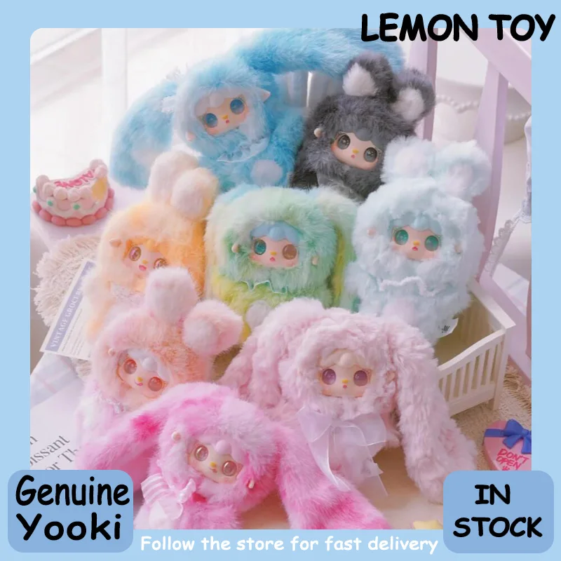 

Подлинная серия Yooki Hopping Bunny, слепая коробка, милый кулон, коллекция кукол, украшение для рабочего стола, модный тренд, подарок для девочки