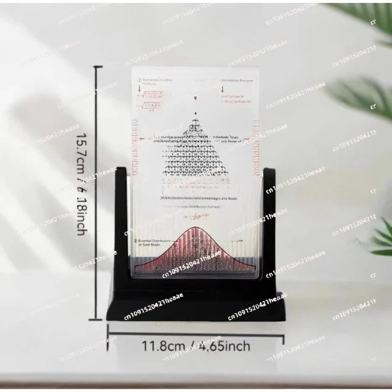 Suitable for decompression mathematics probability enthusiast gift， normal distribution model scientific desktop ornament,