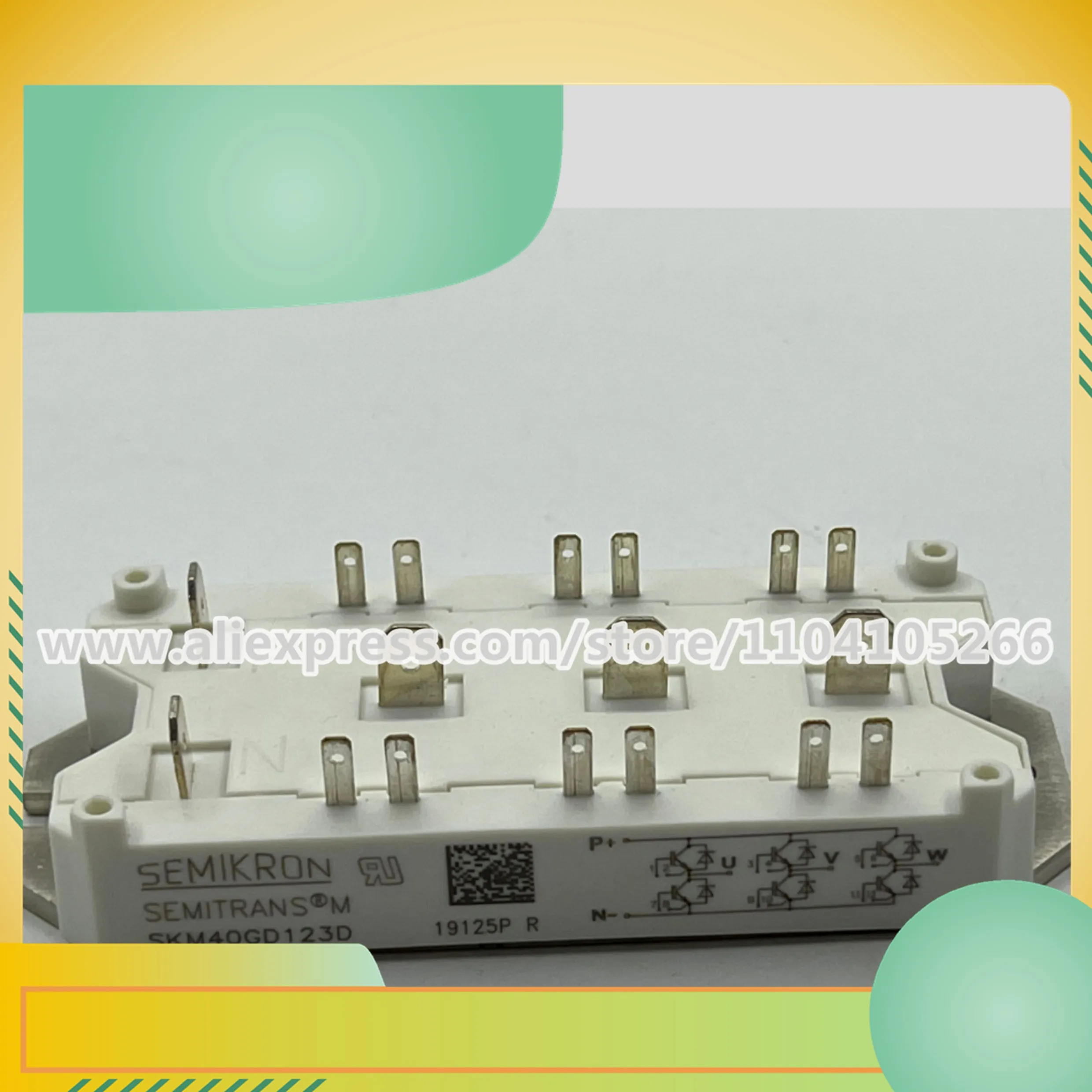 

SKM22GD123D SKM25GD125D SKM40GD123D SKM40GD124D SKM75GD123D SKM75GD124D SKM50GD125D 100% new and original IGBT Module