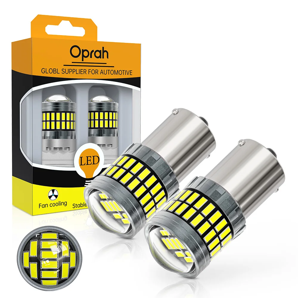 

2X Led 1156 ba15s P21W BAU15S PY21W T20 7443 3157 T25 3156 1157 7440 Bulbs Auto Reverse Lamp Turn Signal Light White 12V 6000K
