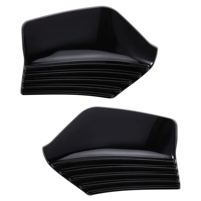 Superior-1Pair Black L&R Rearview Mirror Trim Cover For Honda Goldwing GL1500 ALL GL 1500 1988-2000 Mirror Back Accents Shells