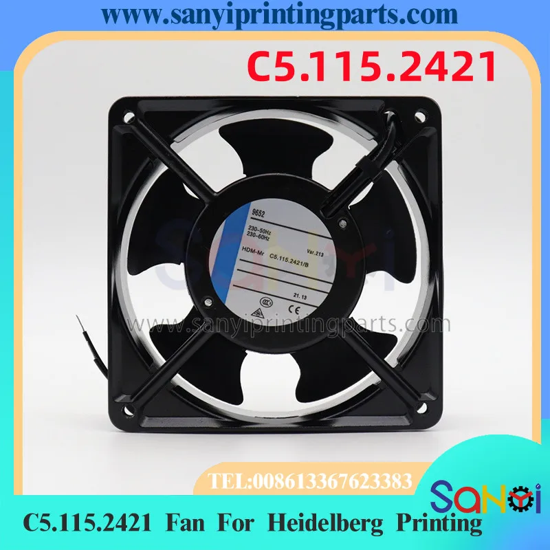 Ventilador Axial 119x38NHR C5.115.2421 de la mejor calidad para máquina de impresión Heidelberg SM102 CD102 CD74 XL75 SM52