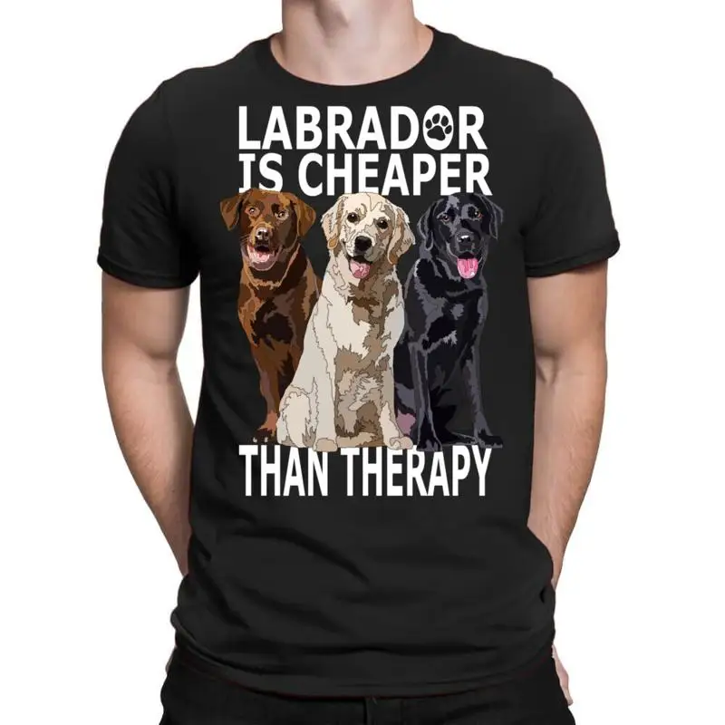 

Лучшая покупка темная ретро забавная и счастливая футболка премиум-класса с лабрадором и ретривером S 5XL