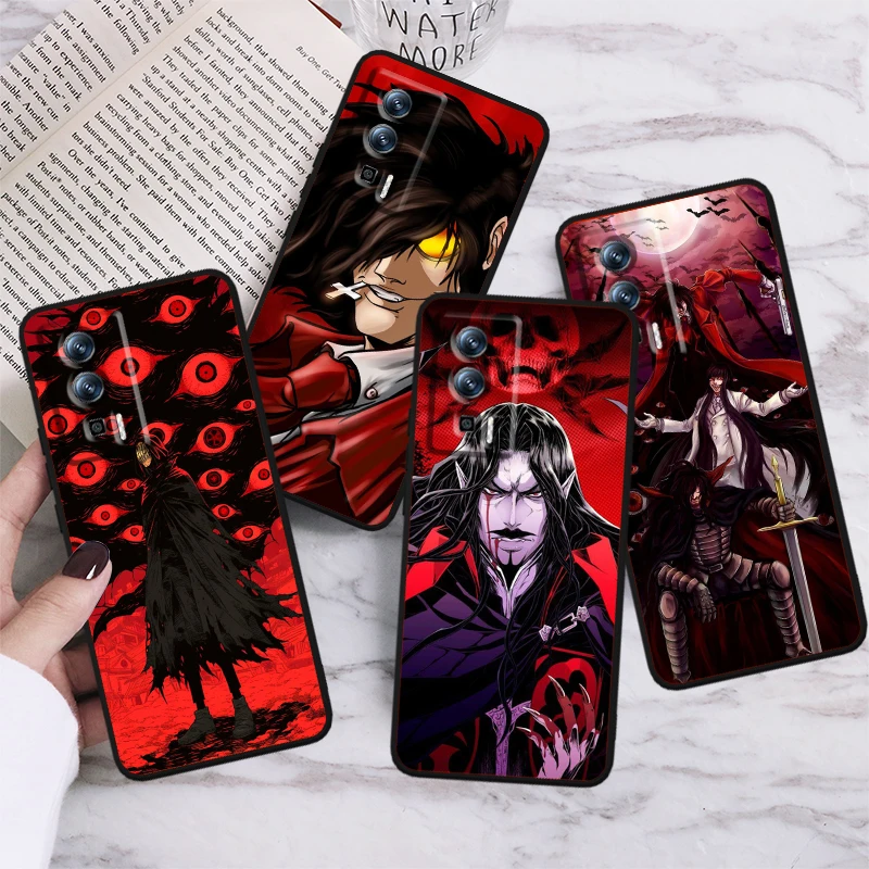 

Hellsing Cool Cute For Xiaomi Redmi 9A 9C 9AT 10C 9 9T 10 12C 13C A3 12 K60 A1 K50 K40 5G Black Cover Phone Case