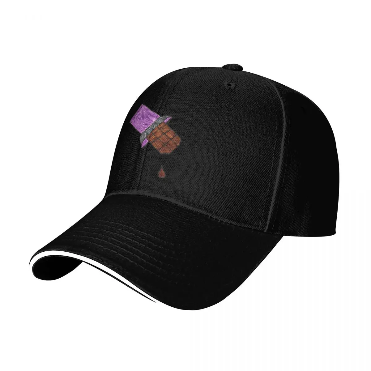 Chocolate Baseball Cap Six Panel Structured Crown Sun Protection UPF 50+ Breathable Mesh Back