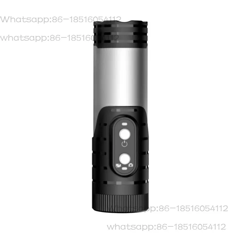 

4K Anti-shake Sports Camera Motorcycle Helmet Recorder Outdoor Riding Waterproof Flashlight Camera