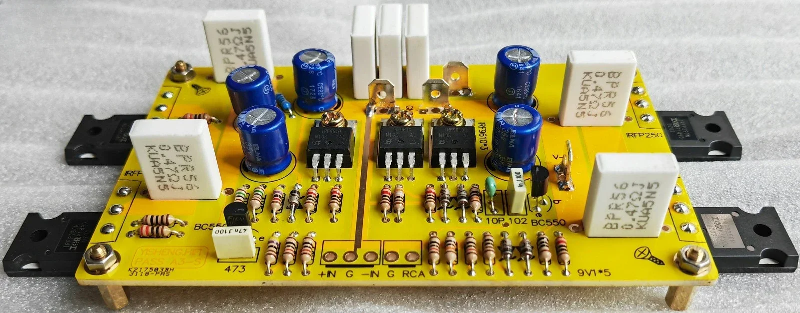 زوج A3 HiFi فئة واحدة انتهت مجموعة لوحة مكبر للصوت ، 30 واط