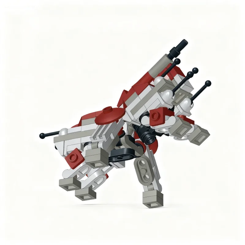 120-teiliges MOC Star Battle Mini-Modell Baustein-Set Architektur DIY Zusammenbau Kreatives Spielzeug Weihnachtsgeschenkidee Bildungs-Bausteine