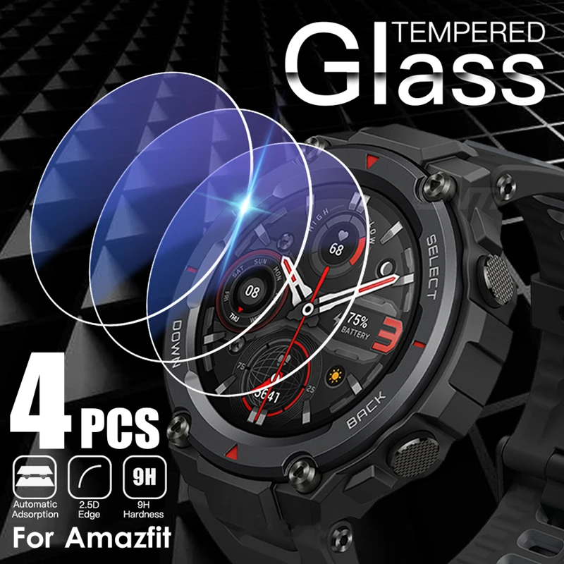 For Amazfit T Rex Pro T-Rex 2 9H Tempered Glass Screen Protector For TRex T-Rex Pro 2 Protective Film For Huami Amazfit TRex New