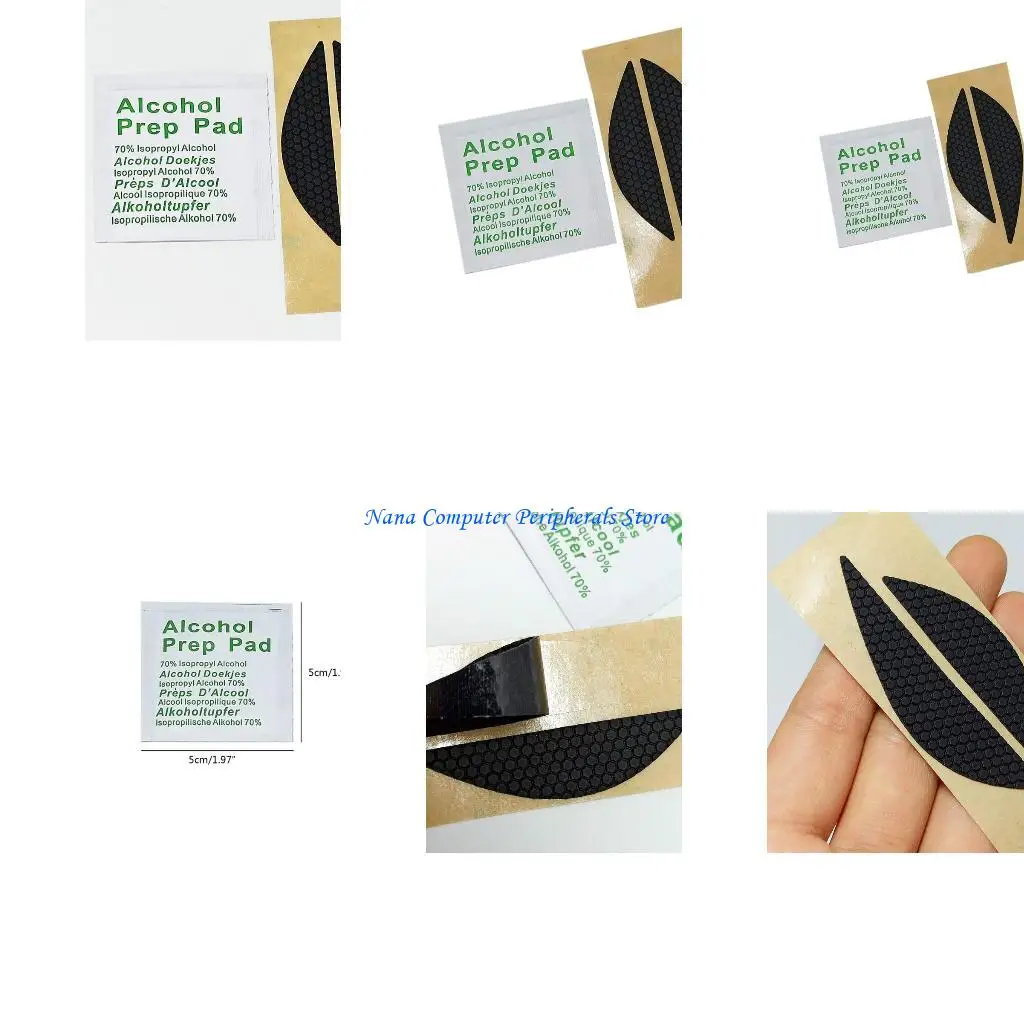 F68C 마우스 데스 아인더 2013 / 크롬 마우스 피부 땀 방지 패드를위한 정제 된 측면 그립 안티 슬립 엘라스틱 정제 사이드 그립