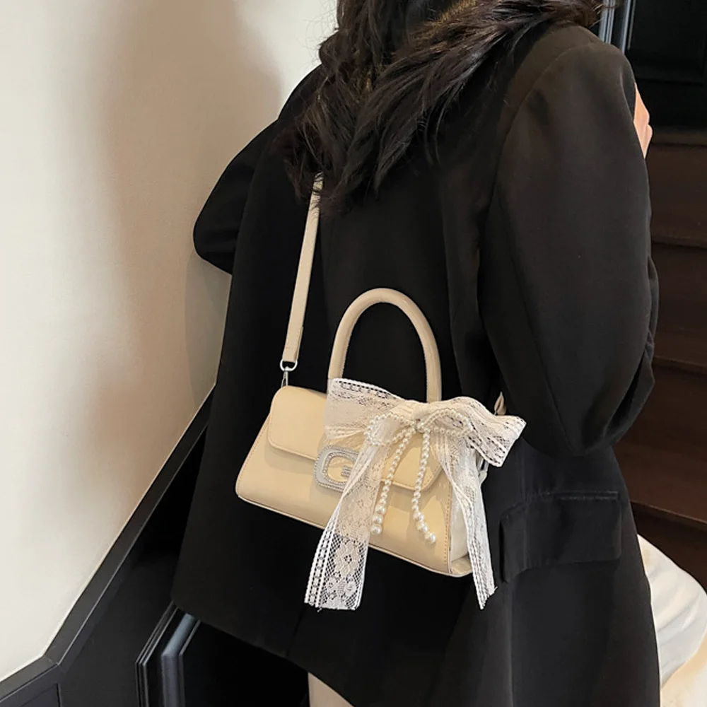 

2025 Fashion New Korean Edition Fashion Handheld Small Square Bag, High end, Small niche, Trendy Style, Crossbody Bag