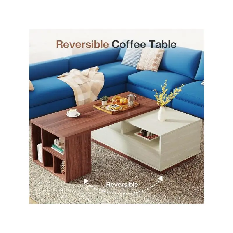 Rattan Coffee Table - Stylish and Durable Design for Living Room and Patio Use