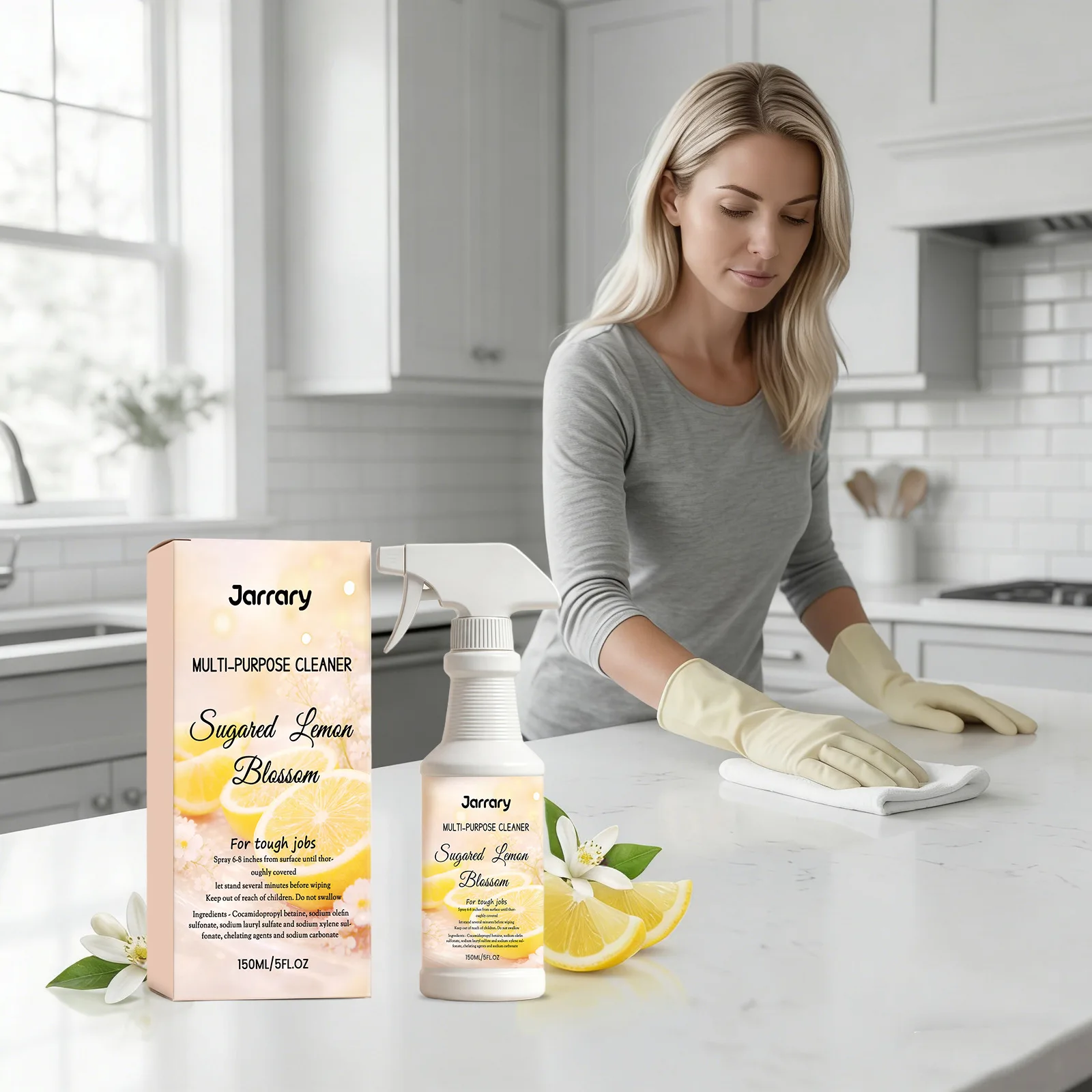 Multi-Purpose Kitchen Cleaner For Tiles And Surfaces With Bio-Enzyme Formula 150ml
