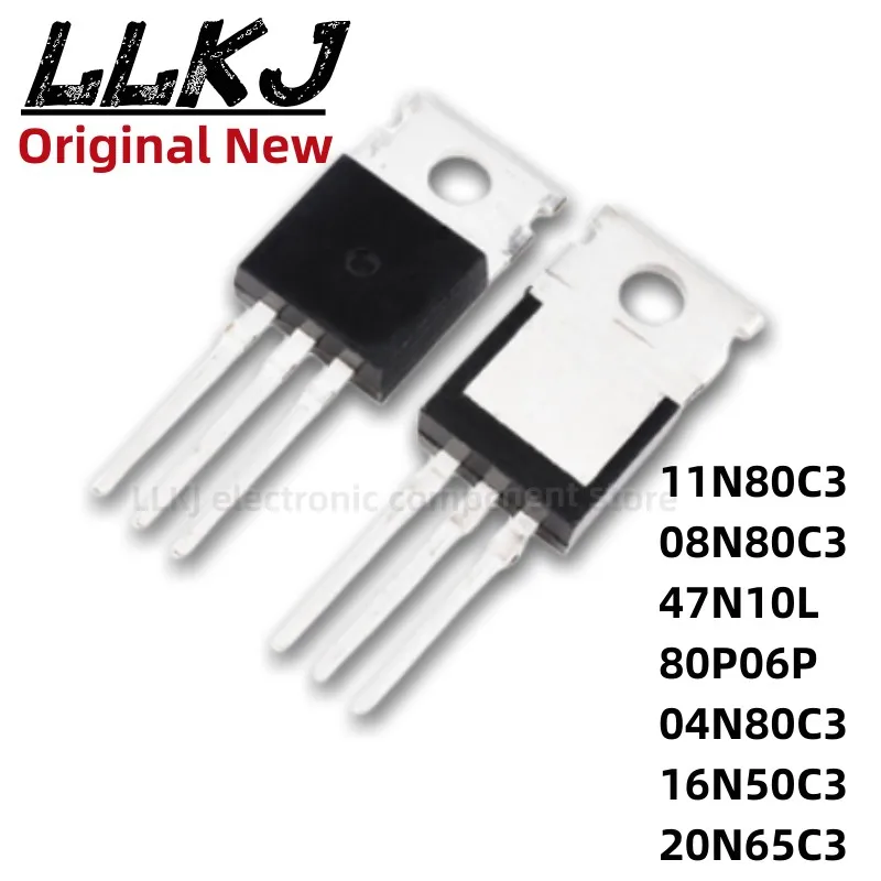 1pcs SPP11N80C3 08N80C3 47N10L 80P06P 04N80C3 16N50C3 20N65C3  TO-220 MOS FET